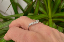 Load image into Gallery viewer, Wishbone Diamond Ring in 18ct White Gold