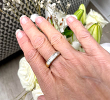 Load image into Gallery viewer, Half Eternity Diamond Baguette Ring in 18ct Yellow Gold