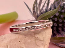 Load image into Gallery viewer, Half Eternity Diamond Ring in 18ct White Gold