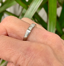 Load image into Gallery viewer, Half Eternity Princess Cut Diamond Ring in Platinum