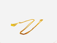 Load image into Gallery viewer, Diamond Sailboat Pendant in 18ct Yellow Gold