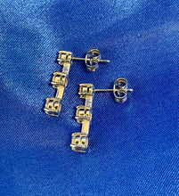 Load image into Gallery viewer, Diamond Drop Earrings in 18ct White Gold
