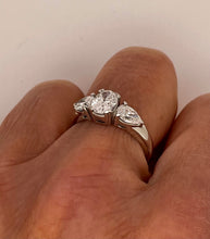 Load image into Gallery viewer, Trilogy Diamond Ring in 18ct White Gold