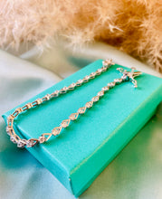 Load image into Gallery viewer, Silver & Cubic Zirconia Bracelet