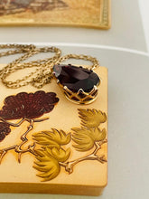 Load image into Gallery viewer, Garnet Pendant Set in 9ct Yellow Gold