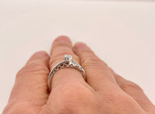 Load image into Gallery viewer, Diamond Solitaire in 9ct White Gold