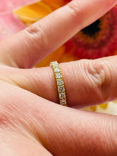 Load image into Gallery viewer, Half Eternity Diamond Ring Set in 18ct Yellow Gold
