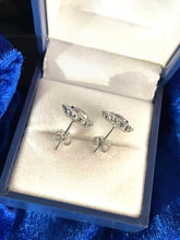 Load image into Gallery viewer, Sumptuous Sapphire & Diamond Stud Earrings