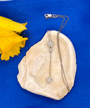 Load image into Gallery viewer, Triple Star Diamond Pendant in 18ct White Gold with 18ct White Gold Chain