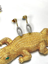 Load image into Gallery viewer, Diamond Contemporary Earrings