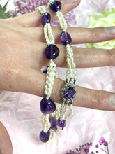 Load image into Gallery viewer, Exquisite Vintage Necklace Set in 9ct White Gold