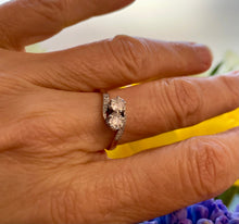 Load image into Gallery viewer, Crossover Diamond Ring in 18ct Yellow Gold