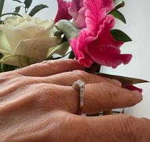 Load image into Gallery viewer, Princess Cut Diamond Set in 18ct White Gold