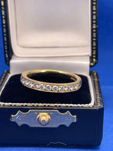 Load image into Gallery viewer, Half Eternity Diamond Ring in 18ct Yellow Gold