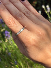 Load image into Gallery viewer, Platinum Channel Set Diamond Ring