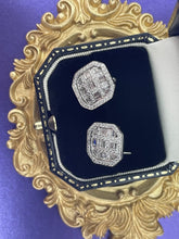 Load image into Gallery viewer, Beautiful Diamond Studs Set in 18ct White Gold