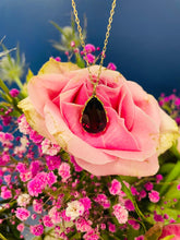 Load image into Gallery viewer, Garnet Pendant Set in 9ct Yellow Gold