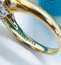 Load image into Gallery viewer, Diamond Cluster Ring Set in 9ct Yellow Gold