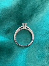 Load image into Gallery viewer, Solitaire Diamond Ring in 9ct White Gold