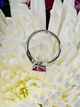 Load image into Gallery viewer, Hot Fiery Pink Sapphire in White Gold