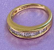 Load image into Gallery viewer, Channel Set Diamond Ring in 18ct Yellow Gold