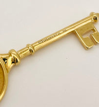 Load image into Gallery viewer, Tiffany & Co. 18ct Gold & Diamond Clover Key Pendant and Chain