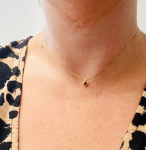 Load image into Gallery viewer, Ruby & Diamond Pendant in 18ct Yellow Gold