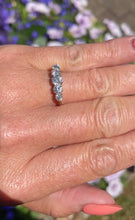 Load image into Gallery viewer, Antique Old Cut Diamond 5 Stone Ring