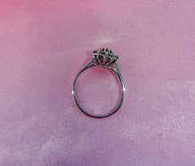 Load image into Gallery viewer, Ruby and Diamond Ring Set in 18ct White Gold