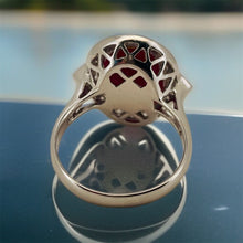 Load image into Gallery viewer, Superb Ruby & Diamond Ring in 18ct White Gold