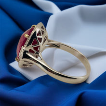 Load image into Gallery viewer, Superb Ruby & Diamond Ring in 18ct White Gold