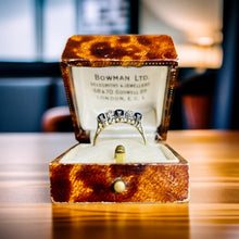 Load image into Gallery viewer, Vintage Sapphire & Diamond Ring in 18ct Gold