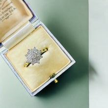 Load image into Gallery viewer, Diamond Flower Cluster Ring in 18ct Gold