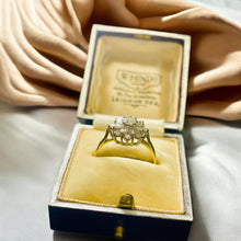 Load image into Gallery viewer, Diamond Flower Cluster Ring in 18ct Gold