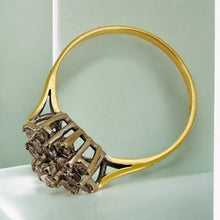 Load image into Gallery viewer, Diamond Flower Cluster Ring in 18ct Gold