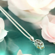 Load image into Gallery viewer, Stunning Yellow Sapphire & Diamond Pendant