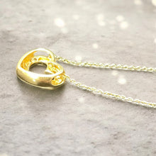 Load image into Gallery viewer, 18ct Yellow Gold & Diamond Heart Pendant