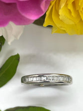 Load image into Gallery viewer, Half Eternity Ring Set in 9ct White Gold