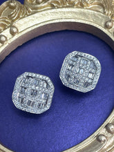 Load image into Gallery viewer, Beautiful Diamond Studs Set in 18ct White Gold