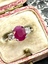 Load image into Gallery viewer, Ruby & Diamond Ring