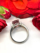 Load image into Gallery viewer, Art Deco Style Pink Tourmaline Ring