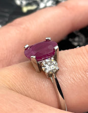 Load image into Gallery viewer, Ruby & Diamond Ring