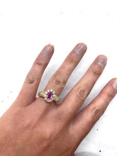 Load image into Gallery viewer, Gloriously Romantic Pink Sapphire & Diamond Ring