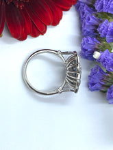 Load image into Gallery viewer, Blue Sapphire & Diamond Ring