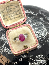 Load image into Gallery viewer, Ruby & Diamond Ring