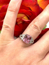 Load image into Gallery viewer, Art Deco Style Pink Tourmaline Ring