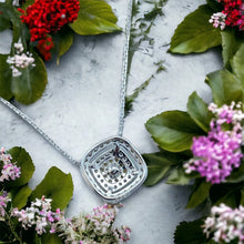 Load image into Gallery viewer, Yellow and White Diamond pendant