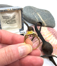 Load image into Gallery viewer, Yellow Sapphire and Diamond Ring