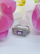 Load image into Gallery viewer, Pink Sapphire and Diamond Ring
