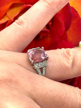 Load image into Gallery viewer, Art Deco Style Pink Tourmaline Ring